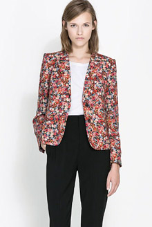jk0167 꽃무늬 루즈핏 재킷